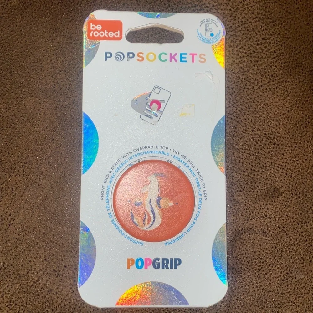 PopSockets x Be Rooted PopGrip Cell Phone Grip & Stand - Capricorn-NEW